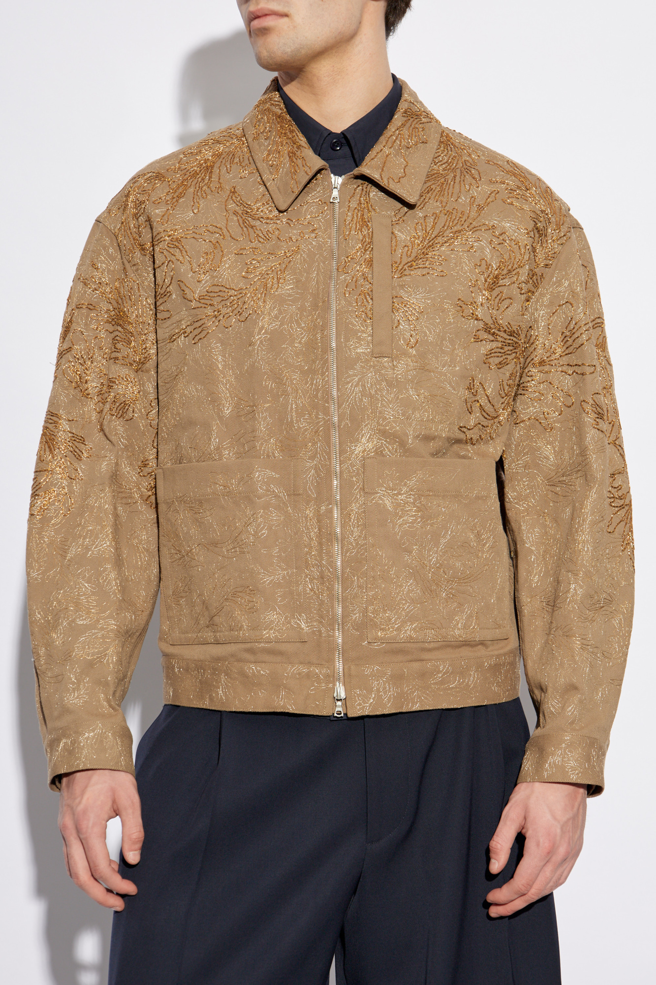 Dries Van Noten Jacket with lurex thread | Men's Clothing Dries Van Noten Jacket with lurex thread | Men's Clothing